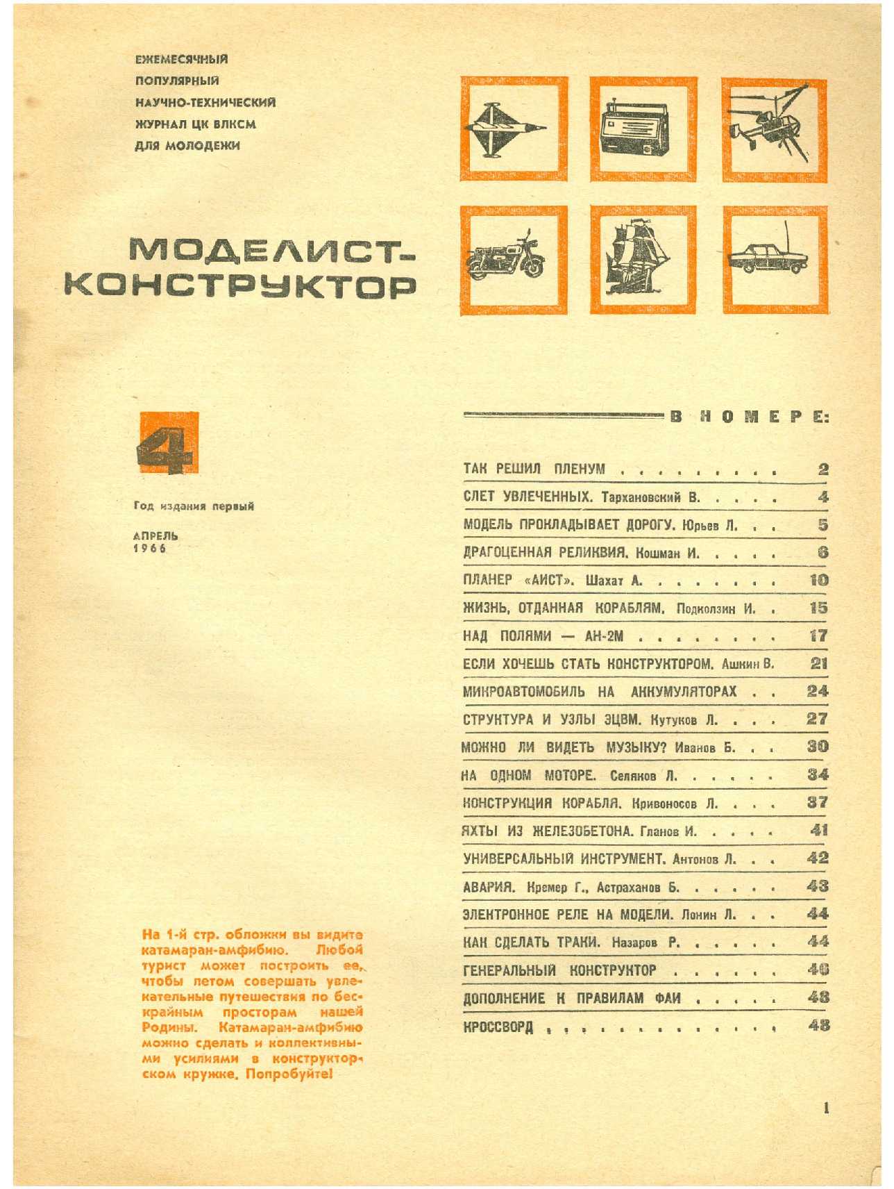 МК 4, 1966, 1 c.