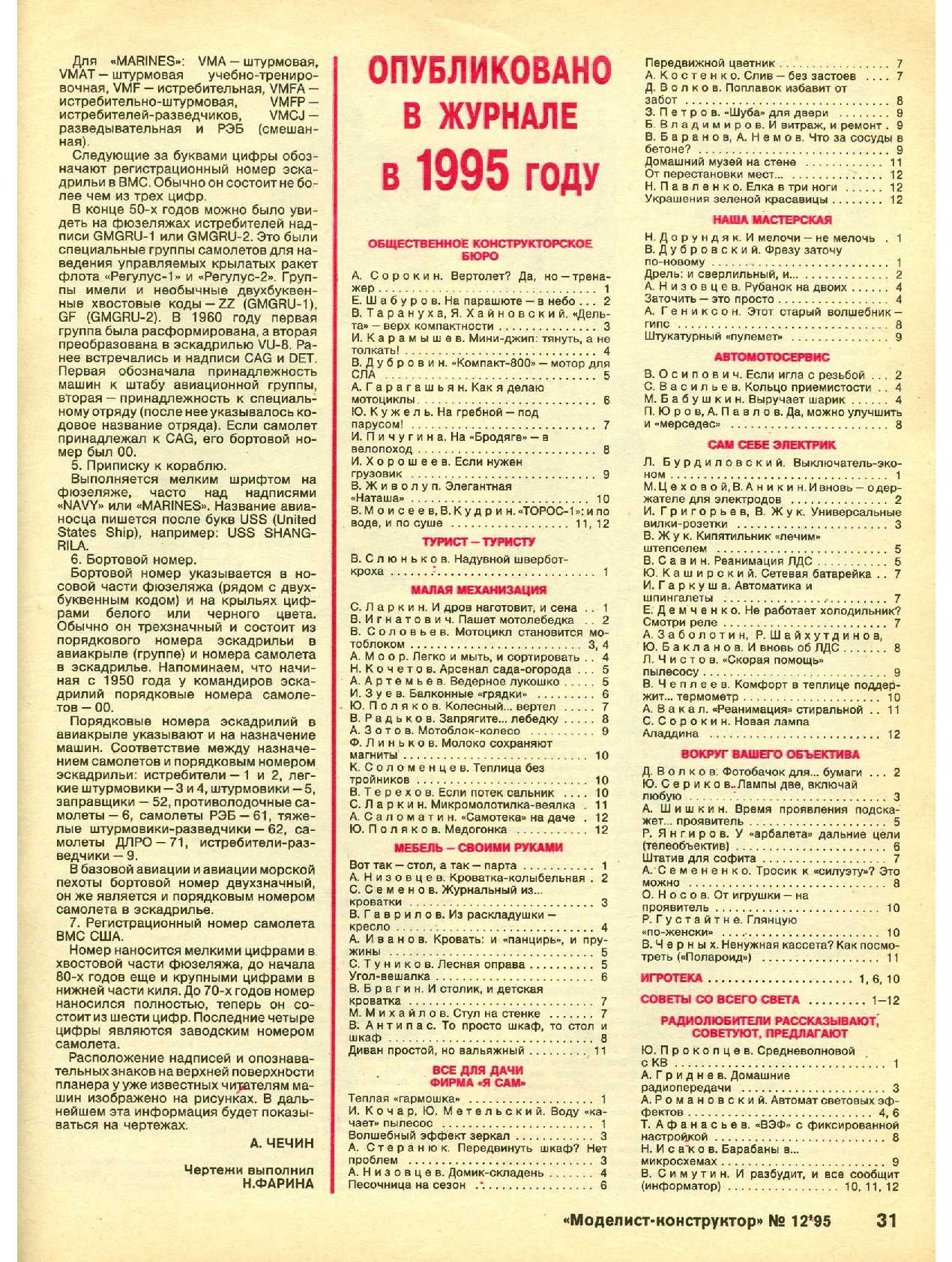 МК 12, 1995, 31 c.