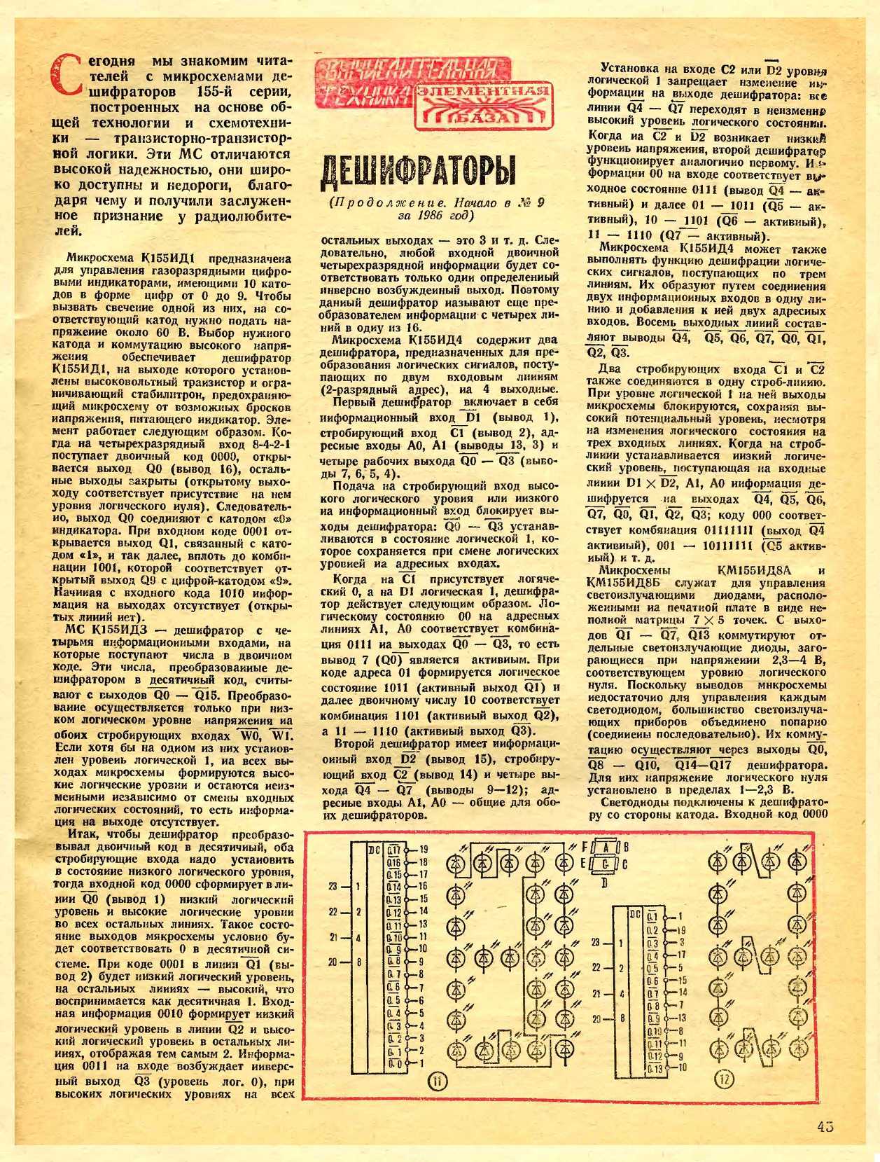 МК 11, 1986, 45 c.